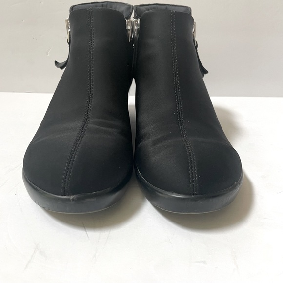 Alegria Sloan Zip Wedge Stretch Ankle Boot Size 6-6.5/EU 36 - Picture 4 of 16